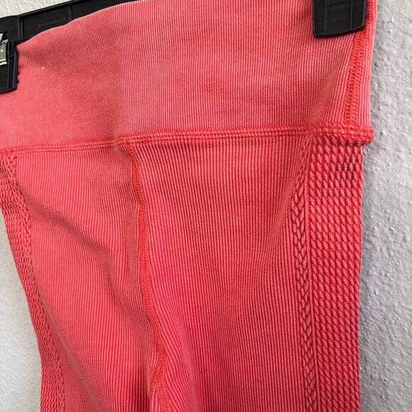 Offline by Aerie Orange Compression Workout Leggings No Pockets Women's Size XS - Picture 4 of 7
